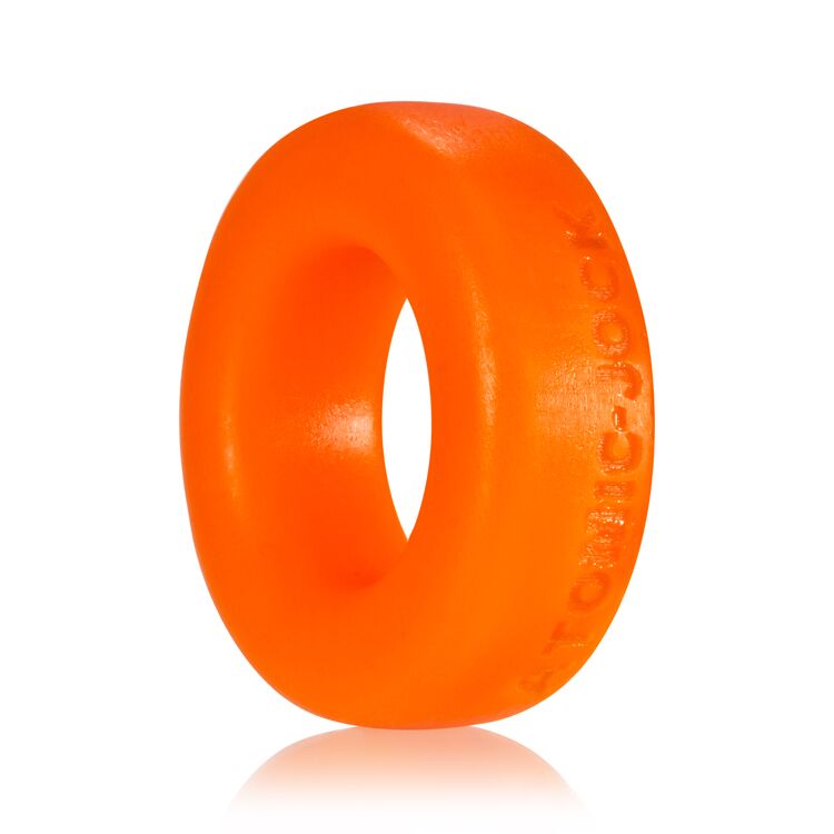 COCK-T SMALL COMFORT COCKRING ATOMIC JOCK/OXBALLS SILICONE SMOOSH ORANGE(NET)