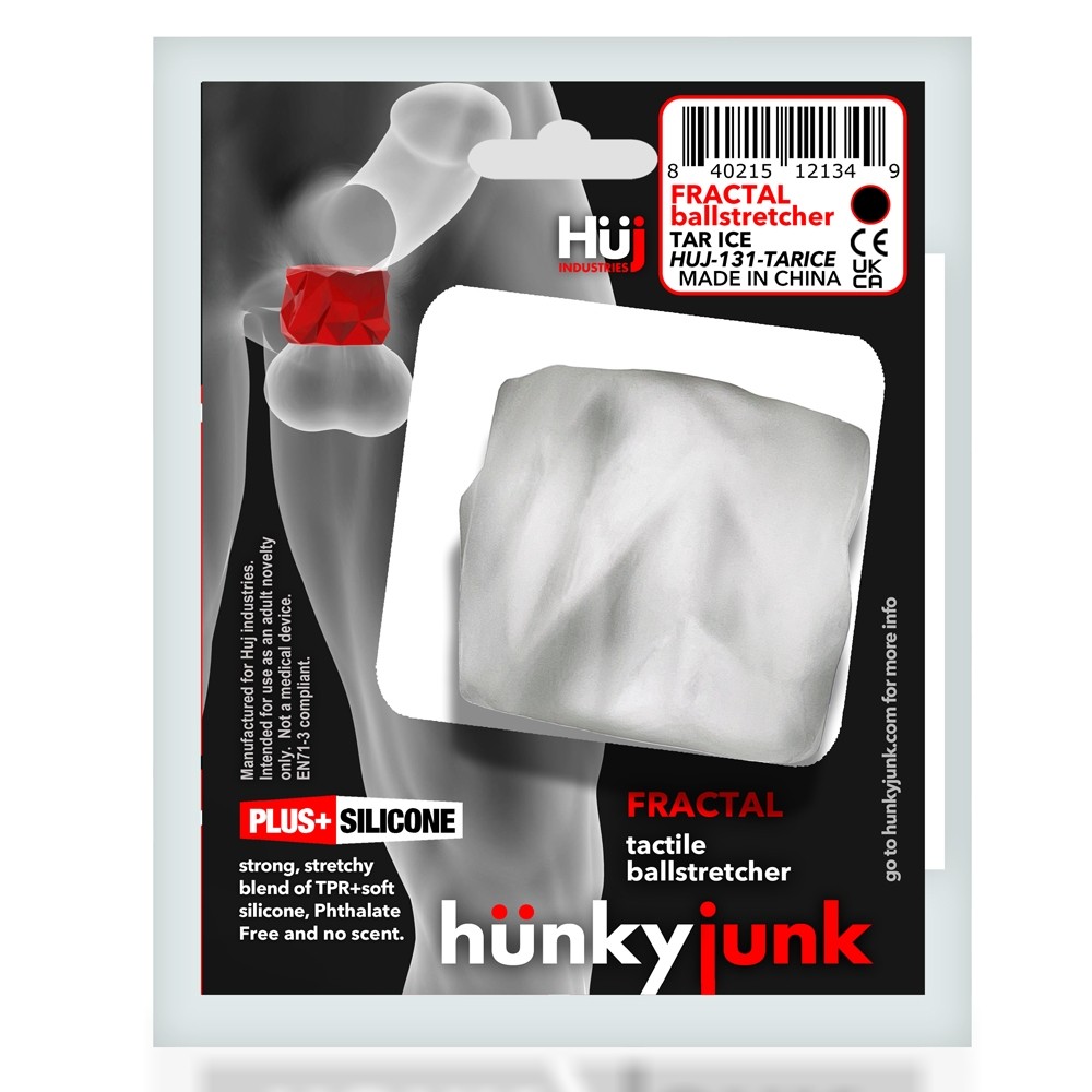 HUNKYJUNK FRACTAL BALL STRETCHER CLEAR ICE (NET)