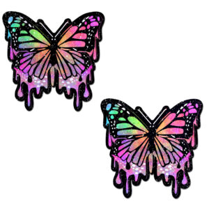 PASTEASE TRIPPY BUTTERFLY MELT RAINBOW GLITTER