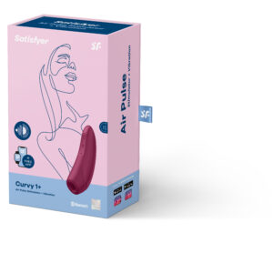 SATISFYER CURVY 1+ ROSE RED APP (NET)