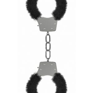PLEASURE HANDCUFFS FURRY BLACK