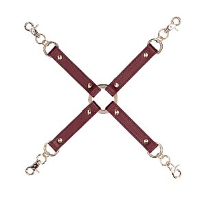 (WD) OUCH HALO HOGTIE CONNECTO BURGUNDY