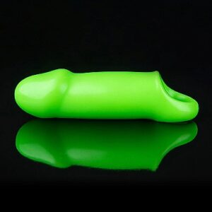 GLOW SMOOTH THICK STRETCHY PENIS SLEEVE GLOW IN THE DARK