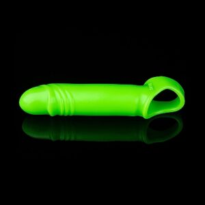 GLOW SMOOTH STRETCHY PENIS SLEEVE GLOW IN THE DARK