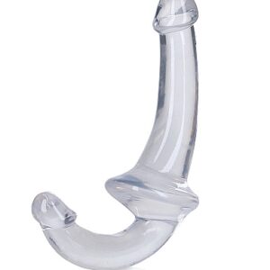 REALROCK STRAPLESS STRAP ON 6IN TRANSPARENT