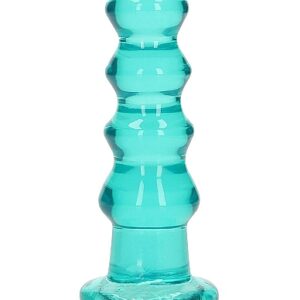 REALROCK CURVY DILDO OR BUTT PLUG TURQUOISE