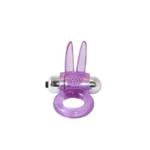 RIBBIDY RABBIT VIBRATING COCK RING-PURPLE