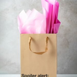 SPOILER ALERT IT'S NOT A CANDLE GIFT BAG