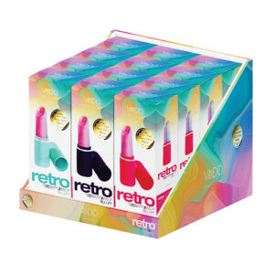 VEDO RETRO RECHARGEABLE BULLET 12 PC DISPLAY