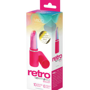 VEDO RETRO RECHARGEABLE BULLET PINK