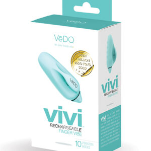 VEDO VIVI RECHARGEABLE FINGER VIBE TEASE ME TURQUOISE