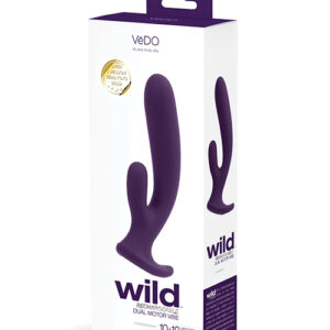 VEDO WILD RECHARGEABLE DUAL VIBE PURPLE