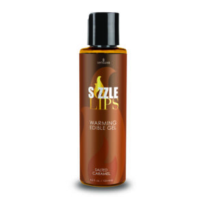 SIZZLE LIPS SALTED CARAMEL WARMING GEL 4.2 OZ