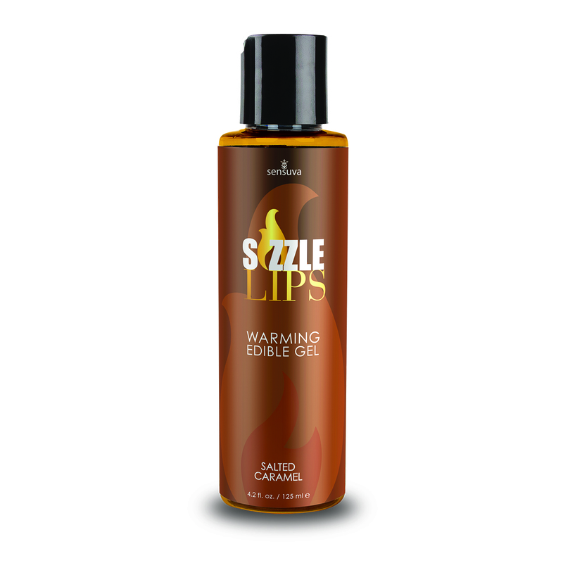 SIZZLE LIPS SALTED CARAMEL WARMING GEL 4.2 OZ