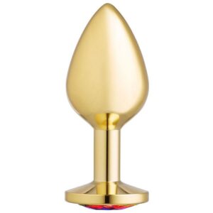 CLOUD 9 GEMS GOLD ANAL PLUG MEDIUM