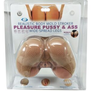 CLOUD 9 REALISTIC PUSSY & ASS BODY MOLD TAN W/ SPREAD LEGS