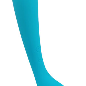 CLOUD 9 HEALTH & WELLNESS RECHARGEABLE G-SPOT SLIM 7IN DUAL MOTORS AQUA BLUE