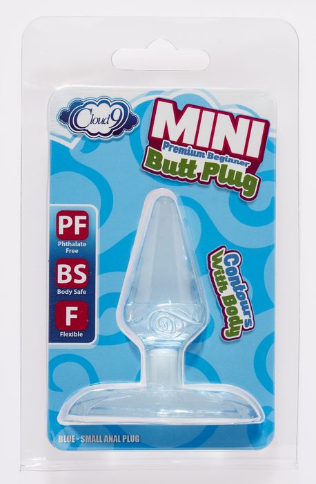 CLOUD 9 MINI BUTT PLUG BLUE