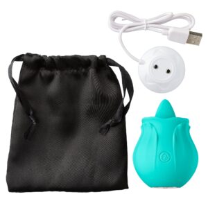 CLOUD 9 HEALTH & WELLNESS FLUTTER ORAL TONGUE STIMULATOR TEAL