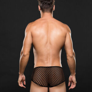 ENVY MODERN FISHNET TRUNK BLACK S/M