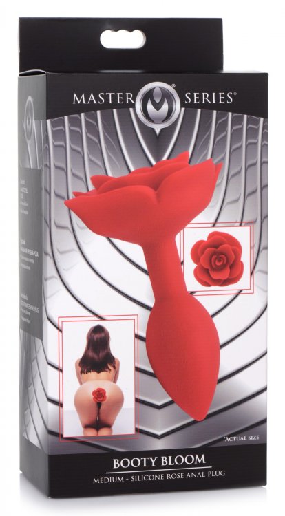 (D)MASTER SERIES BOOTY BLOOM R ANAL PLUG MEDIUM