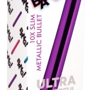 BANG! 10X SLIM METALLIC BULLET PURPLE
