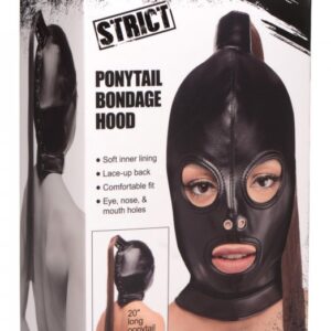 STRICT PONYTAIL BONDAGE HOOD