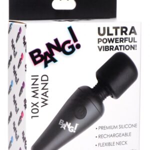 BANG! 10X VIBRATING MINI WAND BLACK