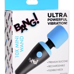 BANG! 10X VIBRATING MINI WAND BLUE