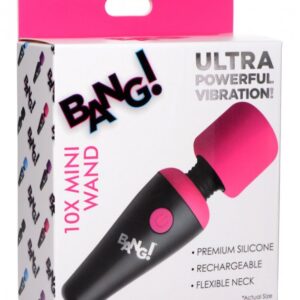BANG! 10X VIBRATING MINI WAND PINK