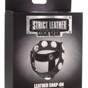 STRICT LEATHER COCK GEAR SNAP ON HARNESS BLACK