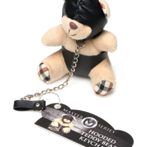 MASTER SERIES HOODED TEDDY BEAR KEYCHAIN