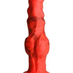 CREATURE COCKS FIRE HOUND SILICONE DILDO MEDIUM