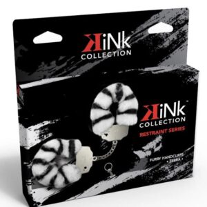 KINK COLLECTION FURRY HANDCUFF ZEBRA