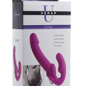 STRAP U VIBRATING STRAPLESS SILICONE STRAP ON DILDO