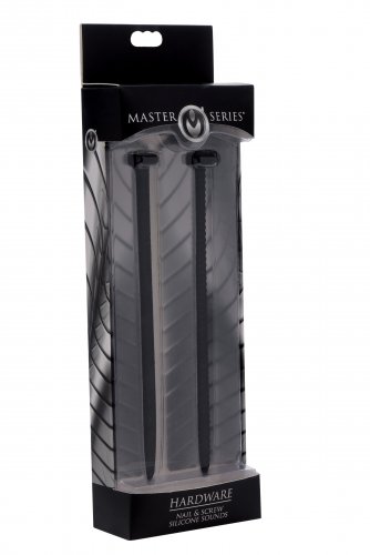 MASTER SERIES HARDWARE NAIL & SCREW SILICONE URETHRAL SOUNDS