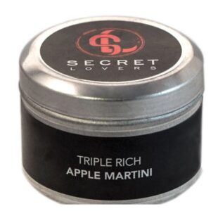 SECRET LOVERS APPLE MARTINI MINI EDIBLE MASSAGE CANDLE 1OZ