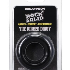 ROCK SOLID RIBBED DONUT BLACK