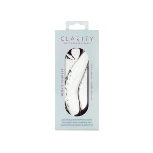 CLARITY GLASS DILDO HERA'S TEMPEST