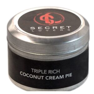 SECRET LOVERS COCONUT CREAM PIE MINI EDIBLE MASSAGE CANDLE 1OZ