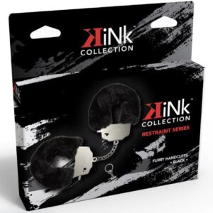 KINK COLLECTION FURRY HANDCUFF BLACK