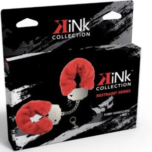 KINK COLLECTION FURRY HANDCUFF RED