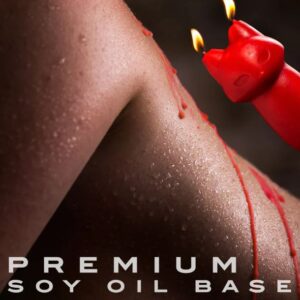 TEMPTASIA FOX DRIP CANDLE RED