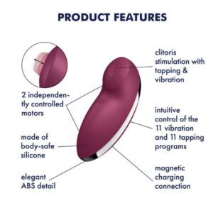 SATISFYER TAP & CLIMAX 2 RED (NET)