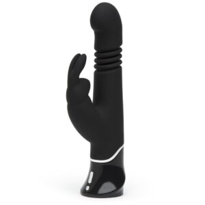 FIFTY SHADES OF GREY GREEDY GIRL RECHARGEABLE THRUSTING G-SPOT RABBIT VIBRATOR