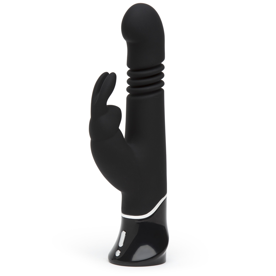 FIFTY SHADES OF GREY GREEDY GIRL RECHARGEABLE THRUSTING G-SPOT RABBIT VIBRATOR