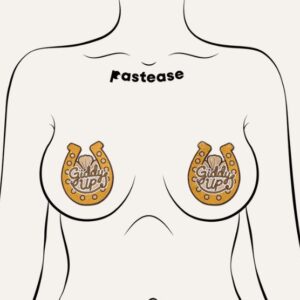 PASTEASE GIDDY UP SPARKLING GOLDEN NIPPLE