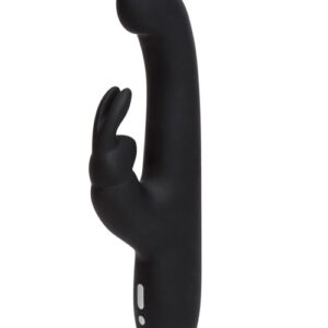 HAPPY RABBIT SLIMLINE G-SPOT RECHARGEABLE VIBRATOR BLACK