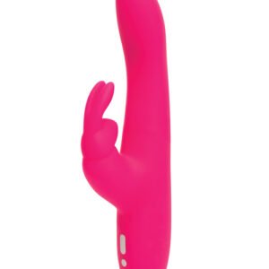HAPPY RABBIT SLIMLINE CURVE RECHARGEABLE VIBRATOR PINK