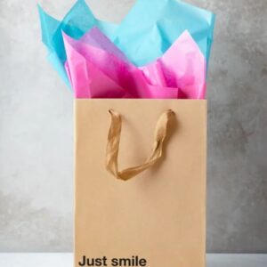 JUST SMILE & SAY YOU LOVE IT GIFT BAG